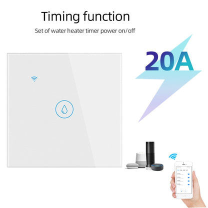 ZigBee 20A Water Heater Switch White High Power Time Voice Control EU Plug - Consumer Electronics by buy2fix | Online Shopping UK | buy2fix