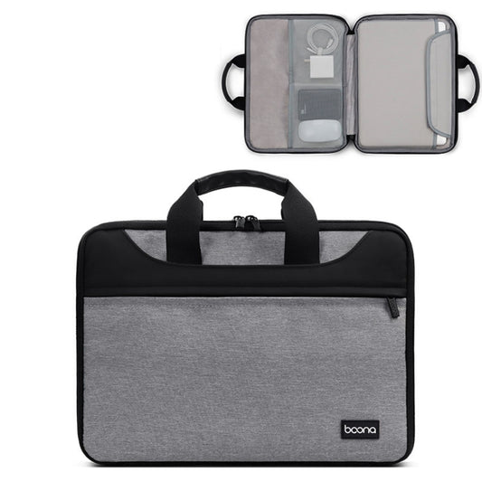 Baona BN-I003 Oxford Cloth Full Open Portable Waterproof Laptop Bag, Size: 14/15/15.6 inches(Grey) -  by Baona | Online Shopping UK | buy2fix