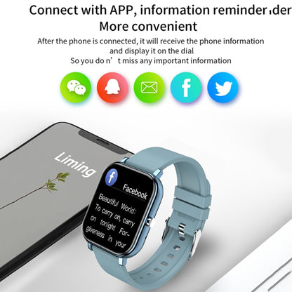 H10 1.69 inch Screen Bluetooth Call Smart Watch, Support Heart Rate/Blood Pressure/Sleep Monitoring, Color: Grey - Smart Wear by buy2fix | Online Shopping UK | buy2fix