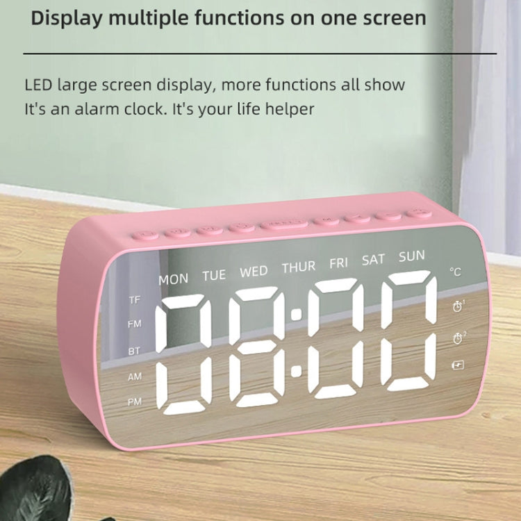 Q5 Outdoor Portable Card Bluetooth Speaker Small Clock Radio, Color: White 1400mAh - Mini Speaker by buy2fix | Online Shopping UK | buy2fix