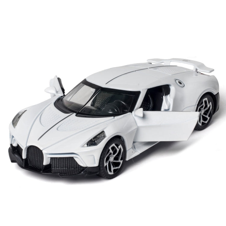 1:32 Alloy Sports Car Model With Sound And Light Boy Toy Car Decoration(White) - Model Toys by buy2fix | Online Shopping UK | buy2fix