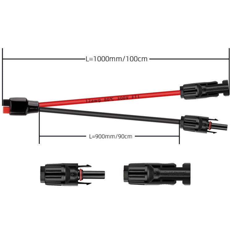 1.0m MC4 to 30A Anderson Mobile Energy Storage Battery Charging Cable -  by buy2fix | Online Shopping UK | buy2fix