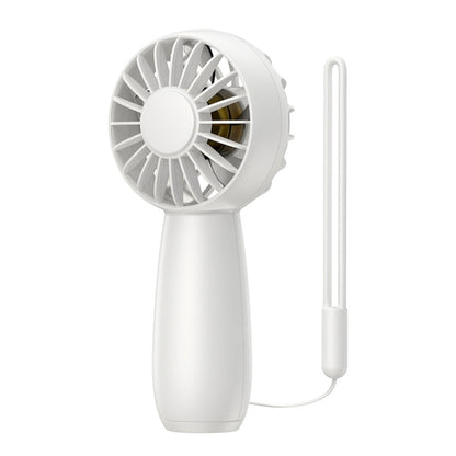 USB Outdoor Mini Handheld Brushless Motor Fan, Style: 1500mAh(White) - Electric Fans by buy2fix | Online Shopping UK | buy2fix