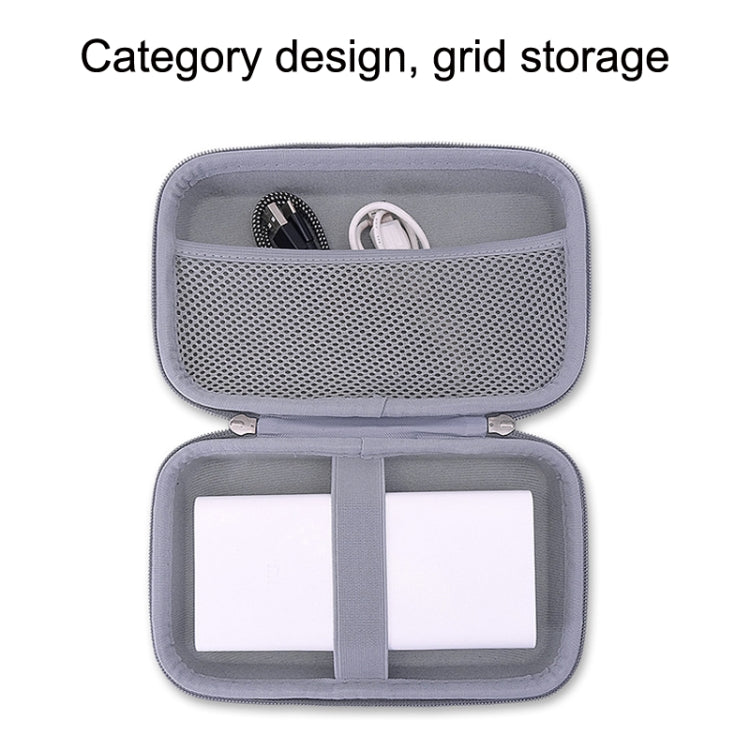 GH1305 Small Mobile Power Storage Bag EVA Digital Accessories Finishing Box Earphone Data Cable Bag - Digital Storage Bag by buy2fix | Online Shopping UK | buy2fix