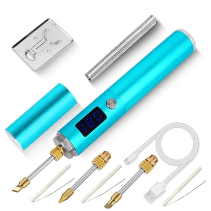 BS45 17-25W Wireless Soldering Iron with Adjustable Temperature LED Digital Display, Spec: B+C+K Tips - Electric Soldering Iron by buy2fix | Online Shopping UK | buy2fix