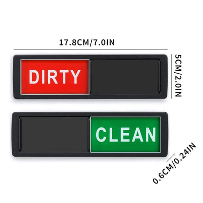 Dishwasher Magnet Clean Dirty Sign Double-Sided Refrigerator Magnet(Silver- Cat Claw) - Dish Washers & Accessories by buy2fix | Online Shopping UK | buy2fix