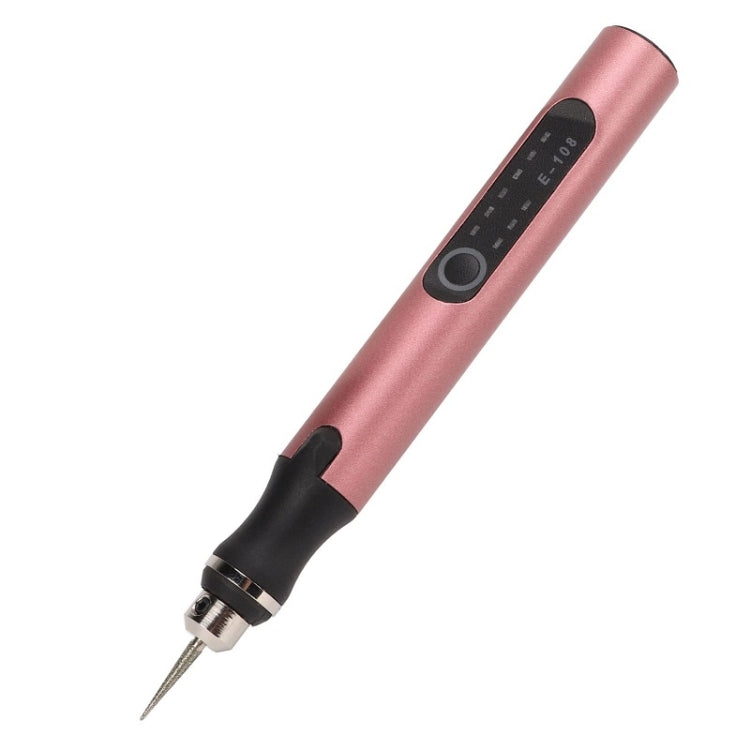 E108 38pcs/set Portable 2.35MM Chuck Mini Electric Drill Pen(Rose Gold) - Abrasive Tools & Accessories by buy2fix | Online Shopping UK | buy2fix