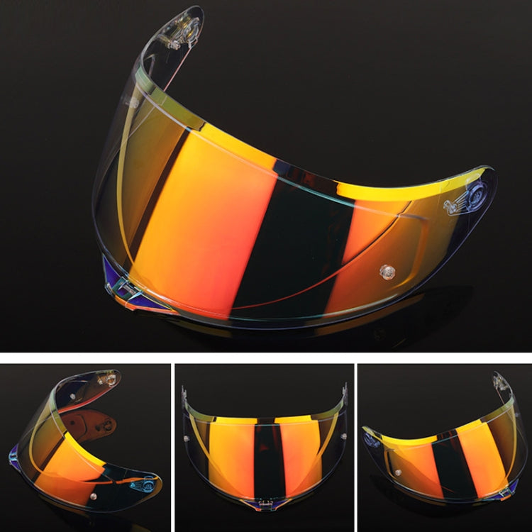 Motorcycle Helmet Lens with Anti-fog Spikes for SOMAN K1/K3SV/K5, Color: Transparent REVO Red - Helmets by buy2fix | Online Shopping UK | buy2fix