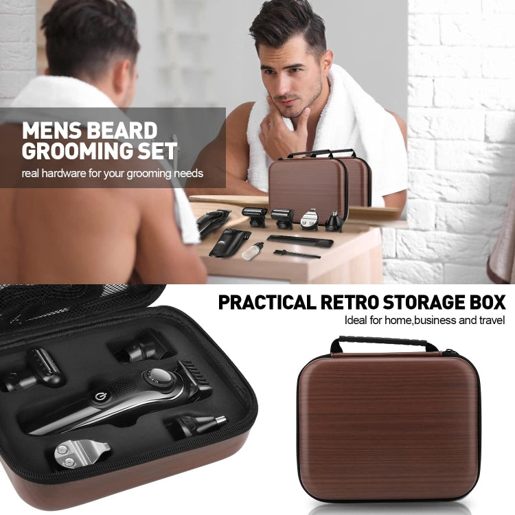 5 In 1 Men Multi-functional Haircut Carving Electric Shaver Reciprocating Shaver Set With Storage Bag - Hair Trimmer by buy2fix | Online Shopping UK | buy2fix