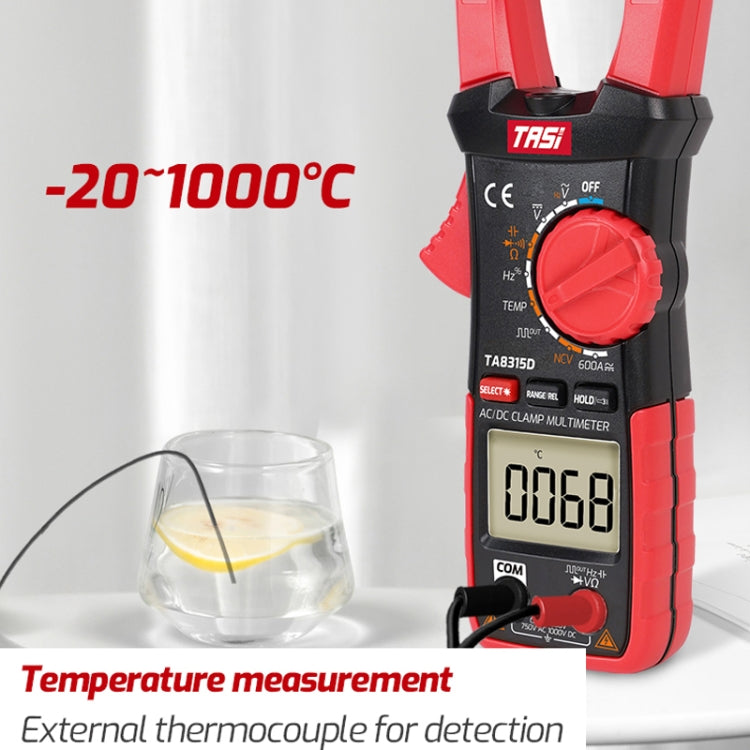 TASI TA8315B Clamp Type Multimeter High Precision Digital Ammeter - Digital Multimeter by TASI | Online Shopping UK | buy2fix