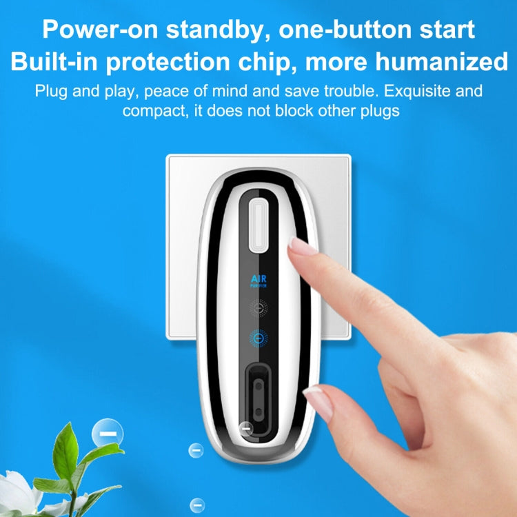 90V-250V Plug-in Negative Ion Air Purifier Portable Odor Removing Device UK Adapter+US Host - Air Purifiers & Parts by buy2fix | Online Shopping UK | buy2fix