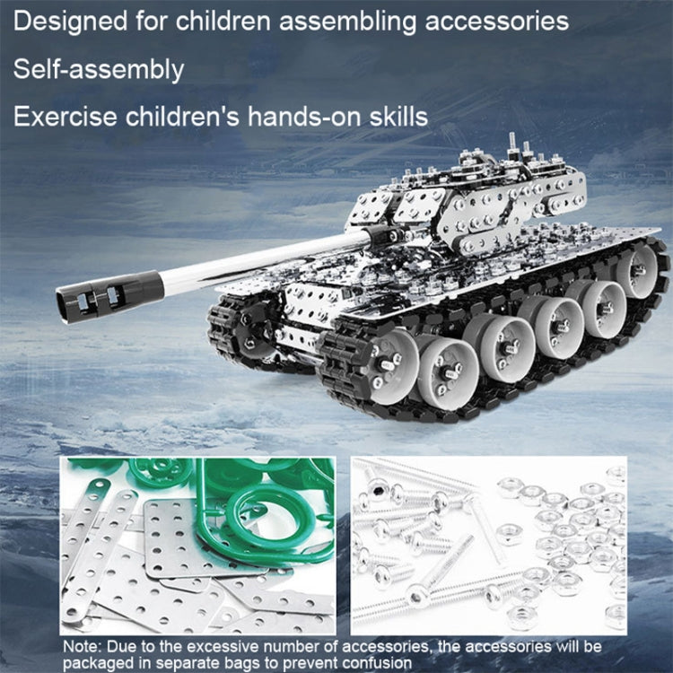 797pcs Stainless Steel Armored Vehicle 3D Metal Model Precision Mechanical Assembly Tank Assembly High Difficulty Toys - Model Toys by buy2fix | Online Shopping UK | buy2fix
