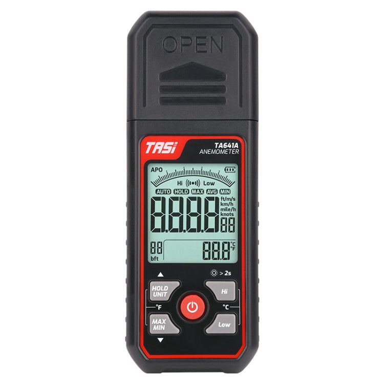 TASI TA641A High Precision Wind Speed Instrument Wind Volume Tester Handheld Wind Speed Meter - Tachometers & Anemometer by TASI | Online Shopping UK | buy2fix