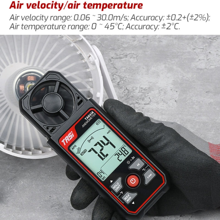 TASI TA641A High Precision Wind Speed Instrument Wind Volume Tester Handheld Wind Speed Meter - Tachometers & Anemometer by TASI | Online Shopping UK | buy2fix