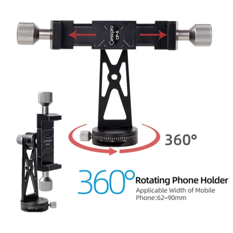 Cimapro Rotating Mobile Phone Clip Live Tripod Photography Stand(CP-5) - Other Accessories by Cimapro | Online Shopping UK | buy2fix