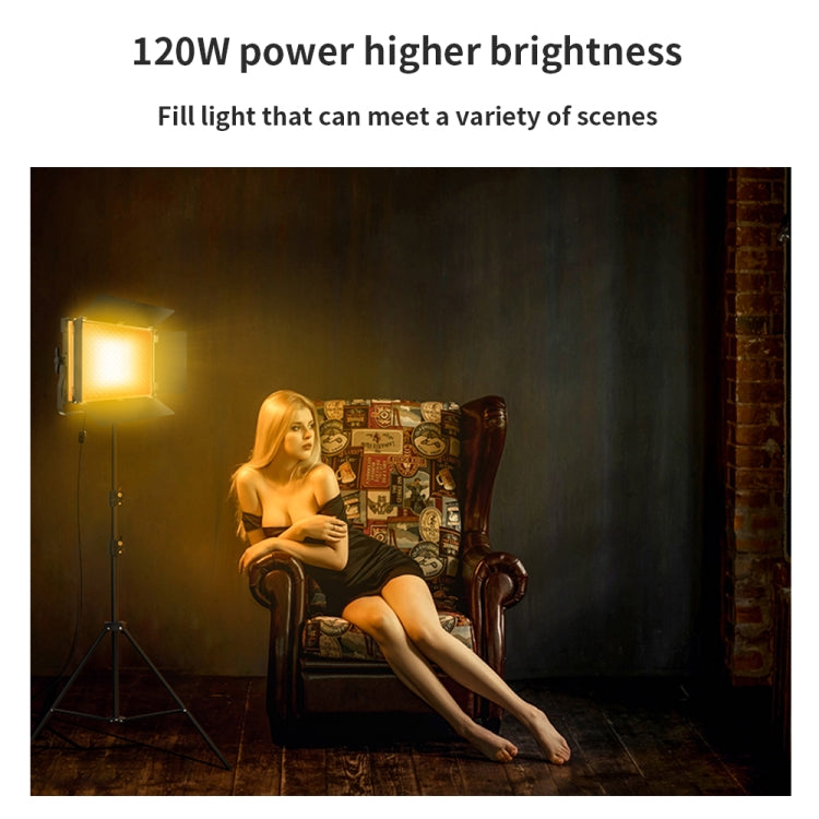 Pixel P45pro High Bright Dual Color Temperature Fill Light 120W Normal Bright Studio Camera Soft Light(A Set With EU Plug Adaptor) -  by Pixel | Online Shopping UK | buy2fix