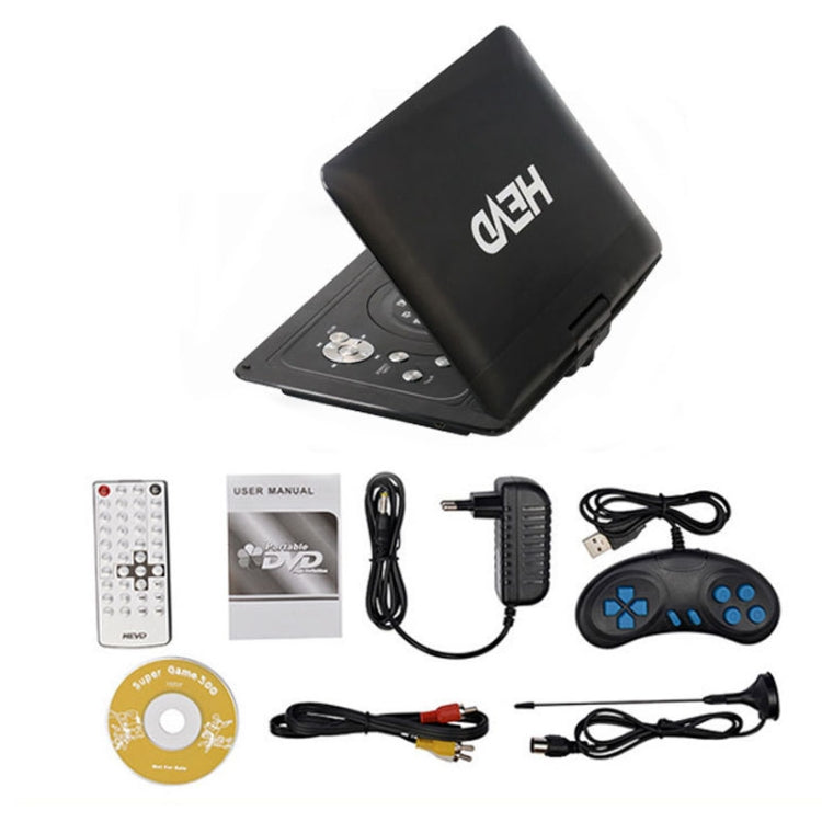 14.1-Inch Screen Portable DVD Player Support USB/SD/AV Input With Gamepad(US Plug) - DVD & LCD Player by buy2fix | Online Shopping UK | buy2fix