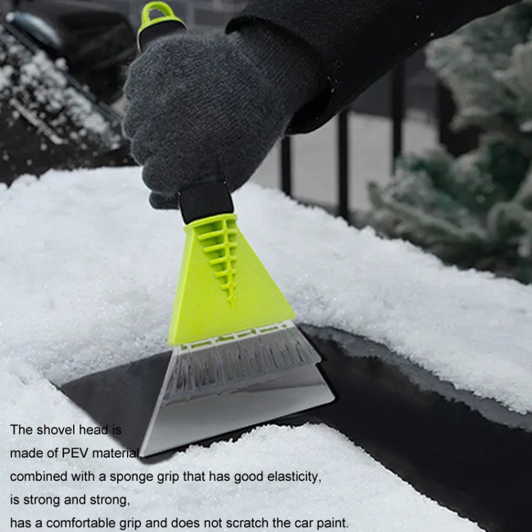 Car De-icer Shovel Multifunctional Frost Scraping Snow Sweeping Brush(Red) - Ice Scraper by buy2fix | Online Shopping UK | buy2fix