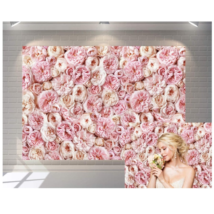 2.1 X 1.5m Festive Photography Backdrop 3D Wedding Flower Wall Hanging Cloth, Style: C-1891 - Valentines Day by buy2fix | Online Shopping UK | buy2fix