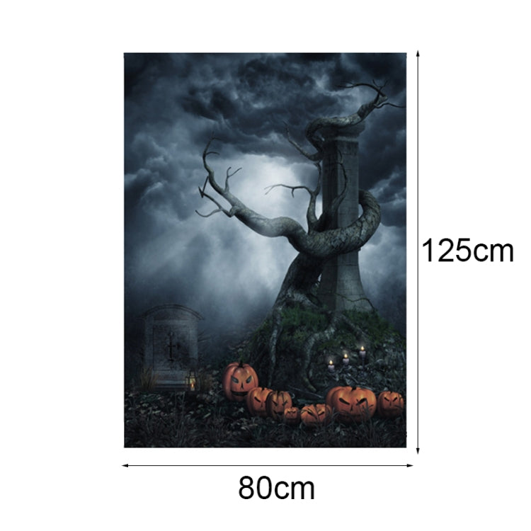 1.25x0.8m Holiday Party Photography Background Halloween Decoration Hanging Cloth, Style: C-1264 - Cartoon by buy2fix | Online Shopping UK | buy2fix