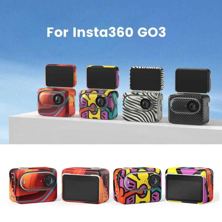 For Insta360 GO 3 / GO 3S AMagisn Body Sticker Protective Film Action Camera Accessories, Style: Carbon Fiber - Protective Film & Stickers by aMagisn | Online Shopping UK | buy2fix