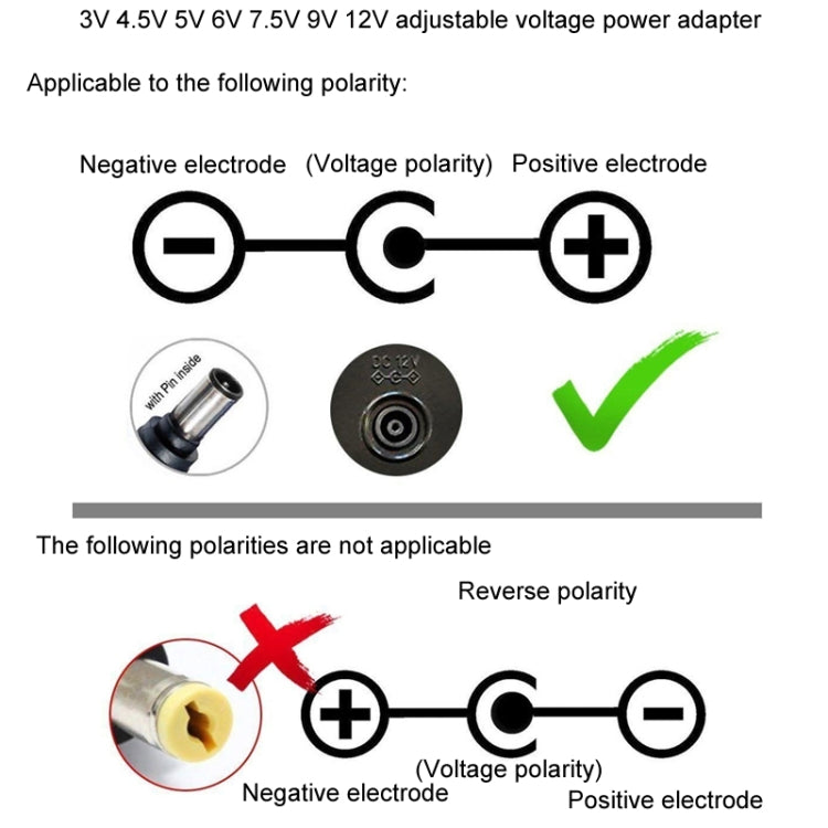 65W 6-20V Adjustable 3A DC Power Adapter Charger, Specification: US Plug - Universal Power Adapter by buy2fix | Online Shopping UK | buy2fix