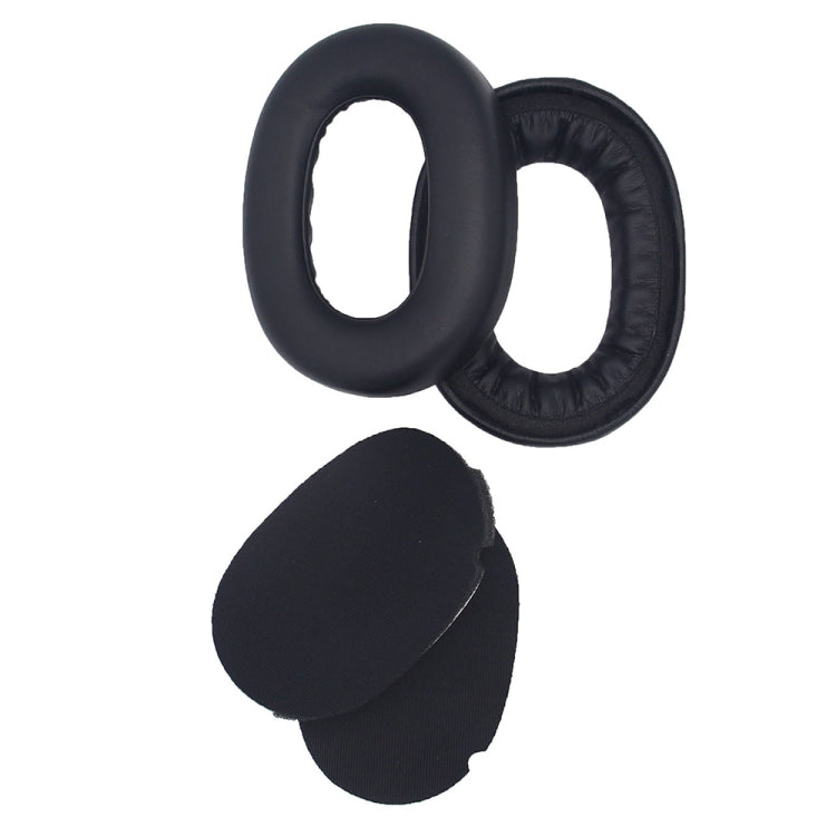 2pcs For Jabra Elite 85h Headphone Leather Case Sponge Earmuffs Earpad Protective Cover - Earmuff & Pad by buy2fix | Online Shopping UK | buy2fix