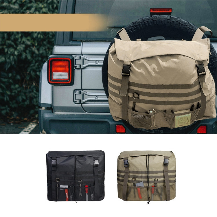 Outdoor Camping Off-road Vehicle Spare Tire Tool Miscellaneous Storage Bag, Color: Khaki - Stowing Tidying by buy2fix | Online Shopping UK | buy2fix