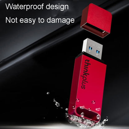 Lenovo Thinkplus TU100 USB3.1 High Speed Flash Drive Mini USB Memory Disk With Metal Plug And Cap, Capacity: 128G(Red) - USB Flash Drives by Lenovo | Online Shopping UK | buy2fix