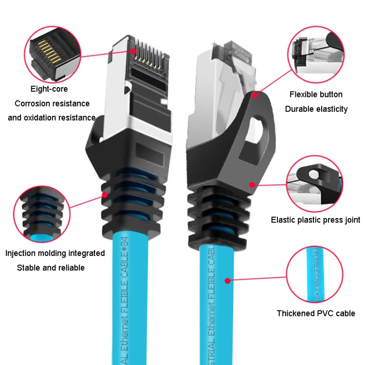 50m CAT5 Double Shielded Gigabit Industrial Ethernet Cable High Speed Broadband Cable - Lan Cable and Tools by buy2fix | Online Shopping UK | buy2fix