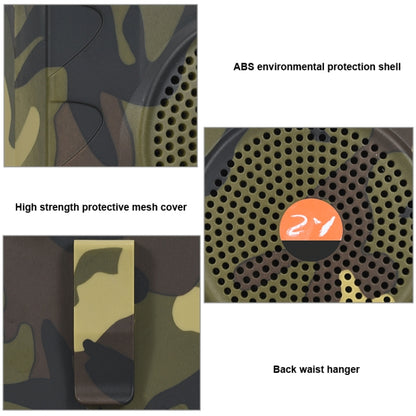 25W  Bluetooth Voice Amplifier Bird Hunting Speaker Supports USB/TF/FM 1000m Remote Control US Plug(Camouflage) - Midrange Speaker & Frequency Divider by buy2fix | Online Shopping UK | buy2fix