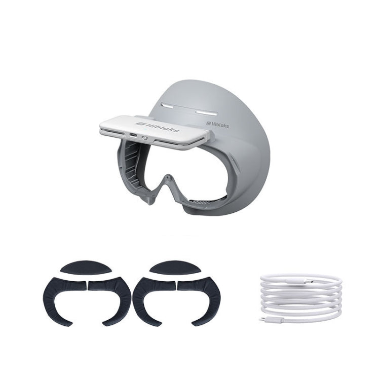 For PICO 4 Hibloks VR Glasses Face Cushion Protector Pad With Fan, Spec: 2pcs Ice Silk - VR Accessories by Hibloks | Online Shopping UK | buy2fix