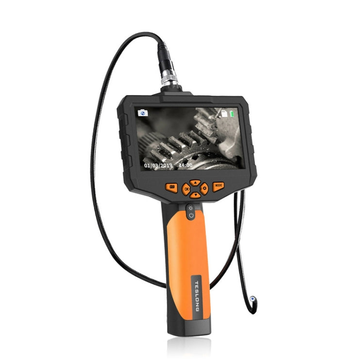 Teslong NTS300 5 Inch HD Large Screen Industrial Inspection Borescope Auto Repair Tools, Specification: 7.6mm-1M -  by Teslong | Online Shopping UK | buy2fix