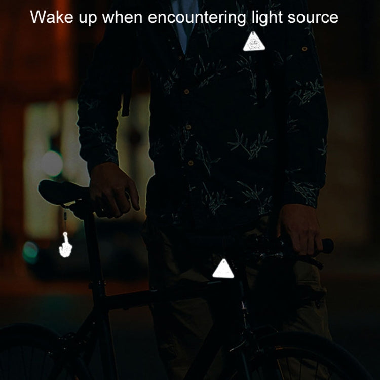 ENLEE EN-3562 Bicycle Backpack Reflective Pendant Accessories Night Riding Reflective Keychain, Style: 3A Model - Decorative Accessories by ENLEE | Online Shopping UK | buy2fix