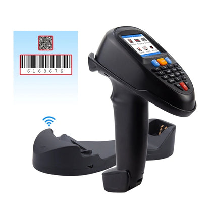 2D  Wireless Barcode Reader Scanner Data Collector With 2.2-Inch LCD Screen - Barcode Scanner by buy2fix | Online Shopping UK | buy2fix