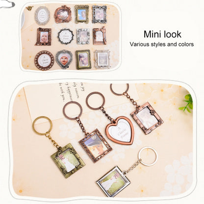 2 PCS Creative Metal Vintage Photo Frame(Square Keychain) - Home & Garden by buy2fix | Online Shopping UK | buy2fix