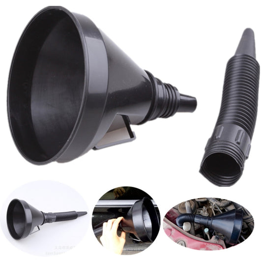Universal Car Truck Motorcycle Filled Plastic Vehicle Funnels with Soft Spout Pipe Pour Oil Tool - In Car by buy2fix | Online Shopping UK | buy2fix