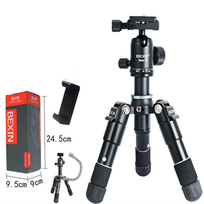 BEXIN Mate 10 Mobile Phone Camera Desktop Aluminum Alloy Tripod Mount Live Broadcast Selfie Stick Tripod - Camera Accessories by BEXIN | Online Shopping UK | buy2fix