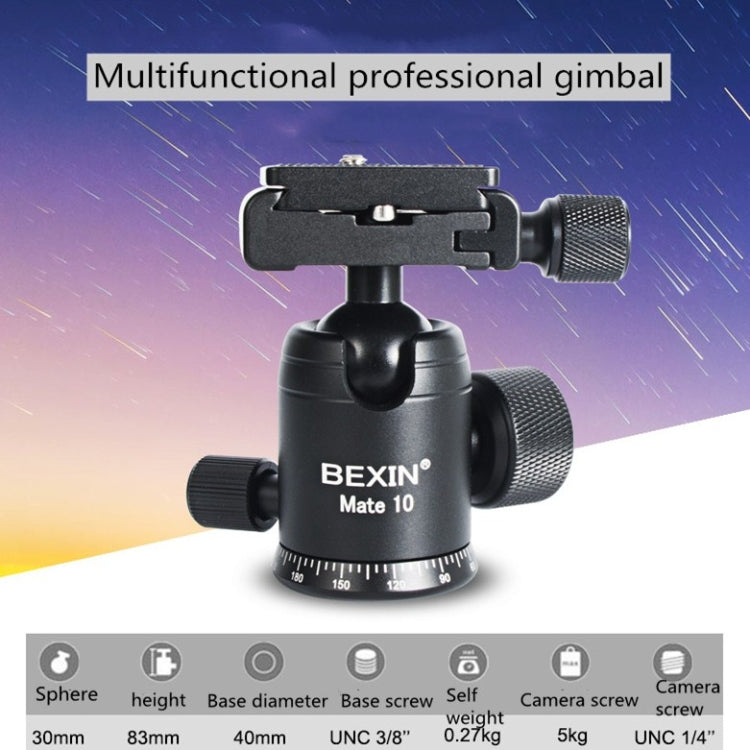 BEXIN Mate 10 Mobile Phone Camera Desktop Aluminum Alloy Tripod Mount Live Broadcast Selfie Stick Tripod - Camera Accessories by BEXIN | Online Shopping UK | buy2fix