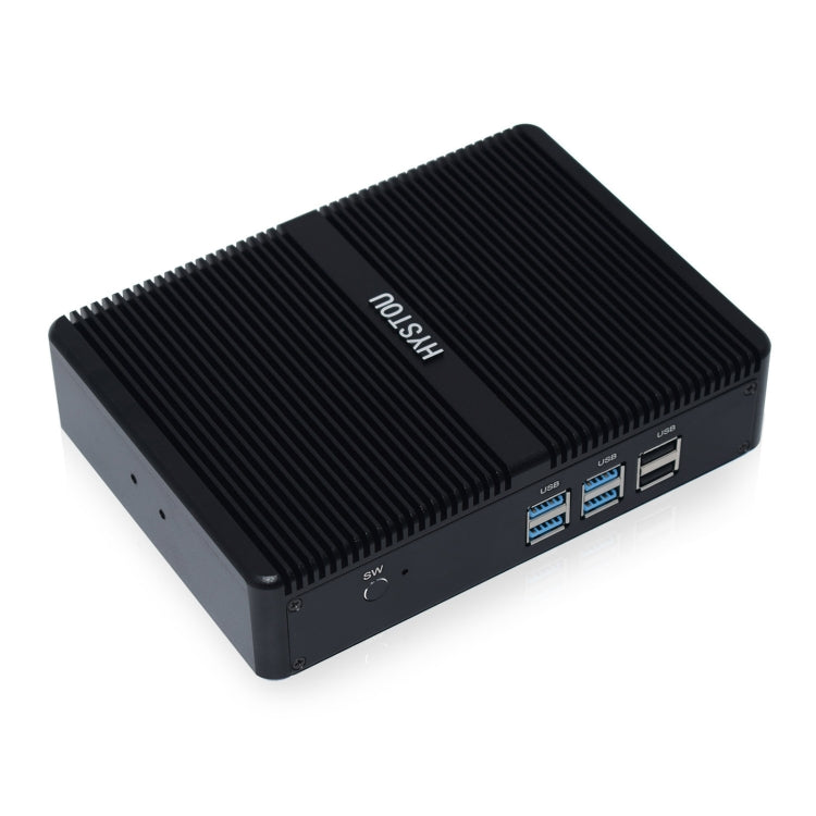 HYSTOU H2 Windows / Linux System Mini PC, Intel Core I3-7167U Dual Core Four Threads up to 2.80GHz, Support mSATA 3.0, 4GB RAM DDR4 + 256GB SSD (Black) - Computer & Networking by HYSTOU | Online Shopping UK | buy2fix