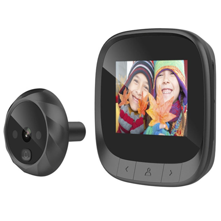 DD3 2.4 inch TFT Screen 0.3MP Security Digital Door Viewer, Support Infrared Night Vision & 90 Degrees Wide Angle (Black) - Security by buy2fix | Online Shopping UK | buy2fix