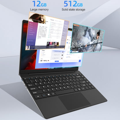 Jumper EZbook S5 Pro Laptop, 14.0 inch, 12GB+512GB, Windows 11 Intel Jasper Lake N5095 Quad Core, Support TF Card & Bluetooth & WiFi & HDMI - Jumper by jumper | Online Shopping UK | buy2fix