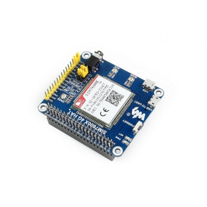 Waveshare 4G / 3G / 2G / GSM / GPRS / GNSS HAT for Raspberry Pi, LTE CAT4, for Southeast Asia, West Asia, Europe, Africa - Modules Expansions Accessories by Waveshare | Online Shopping UK | buy2fix