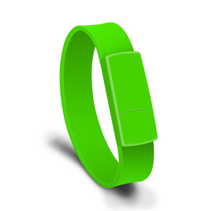 MicroDrive 16GB USB 2.0 Fashion Bracelet Wristband U Disk (Green) - Computer & Networking by MicroDrive | Online Shopping UK | buy2fix