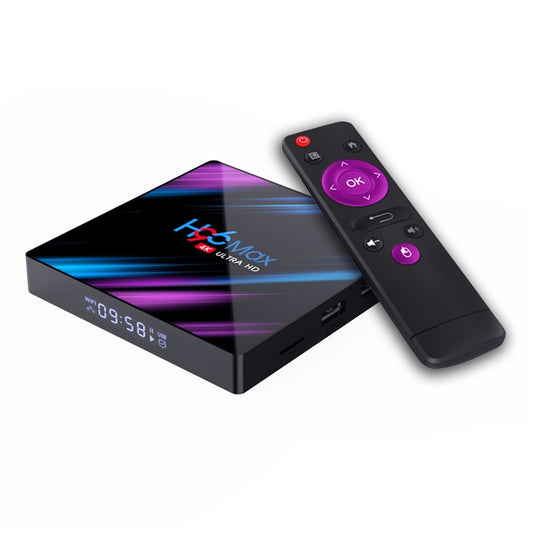 H96 Max-3318 4K Ultra HD Android TV Box with Remote Controller, Android 9.0, RK3318 Quad-Core 64bit Cortex-A53, WiFi 2.4G/5G, Bluetooth 4.0, 2GB+16GB - Consumer Electronics by buy2fix | Online Shopping UK | buy2fix